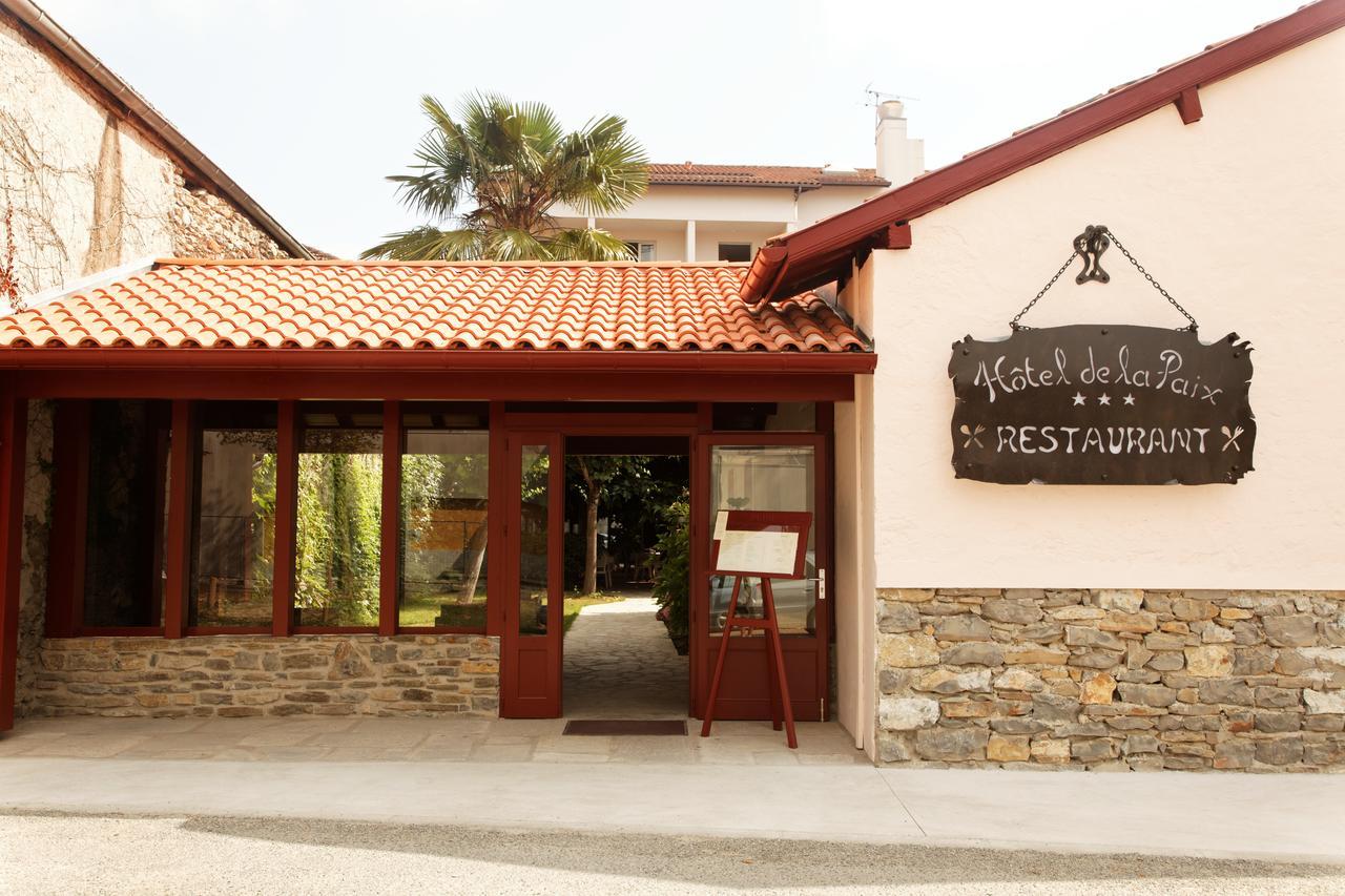 Hotel-Restaurant De La Paix Saint-Palais  Kültér fotó
